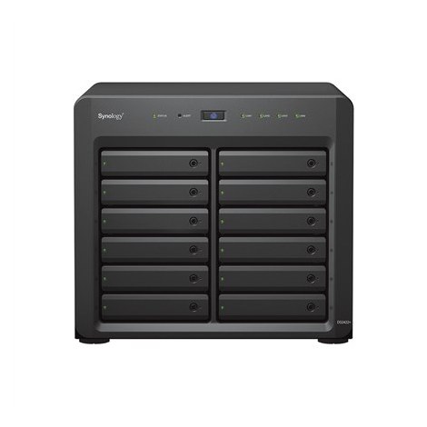 Synology | Tower NAS | DS2422+ | Up to 12 HDD/SSD Hot-Swap | AMD Ryzen | Ryzen V1500B Quad Core | Processor frequency 2.2 GHz |